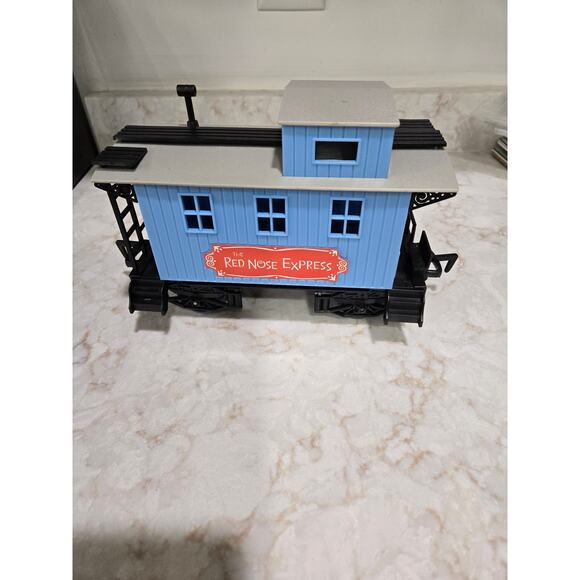 Vintage Rudolph Red Nose Express Caboose Replacement Xmas Train Holiday - Picture 1 of 5